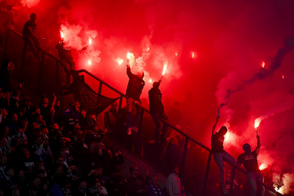 Reportage photo stade de foot